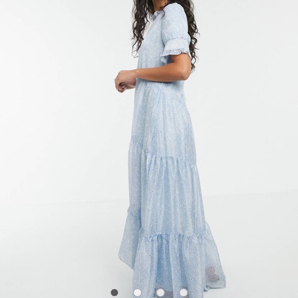 Sister Jane Tiered Maxi dress in ditsy vintage floral